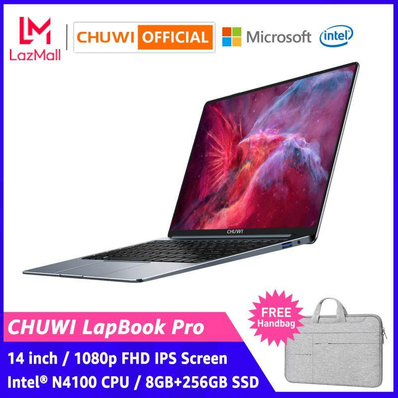 CHUWI Official LapBook Pro 14 1920*1080 FHD Screen Intel® N4100 CPU 8GB+256GB SSD 2.4G/5G WiFi Backlit Keyboard Lightweight Office Notebook Thin Laptop Windows 10 Computer PC