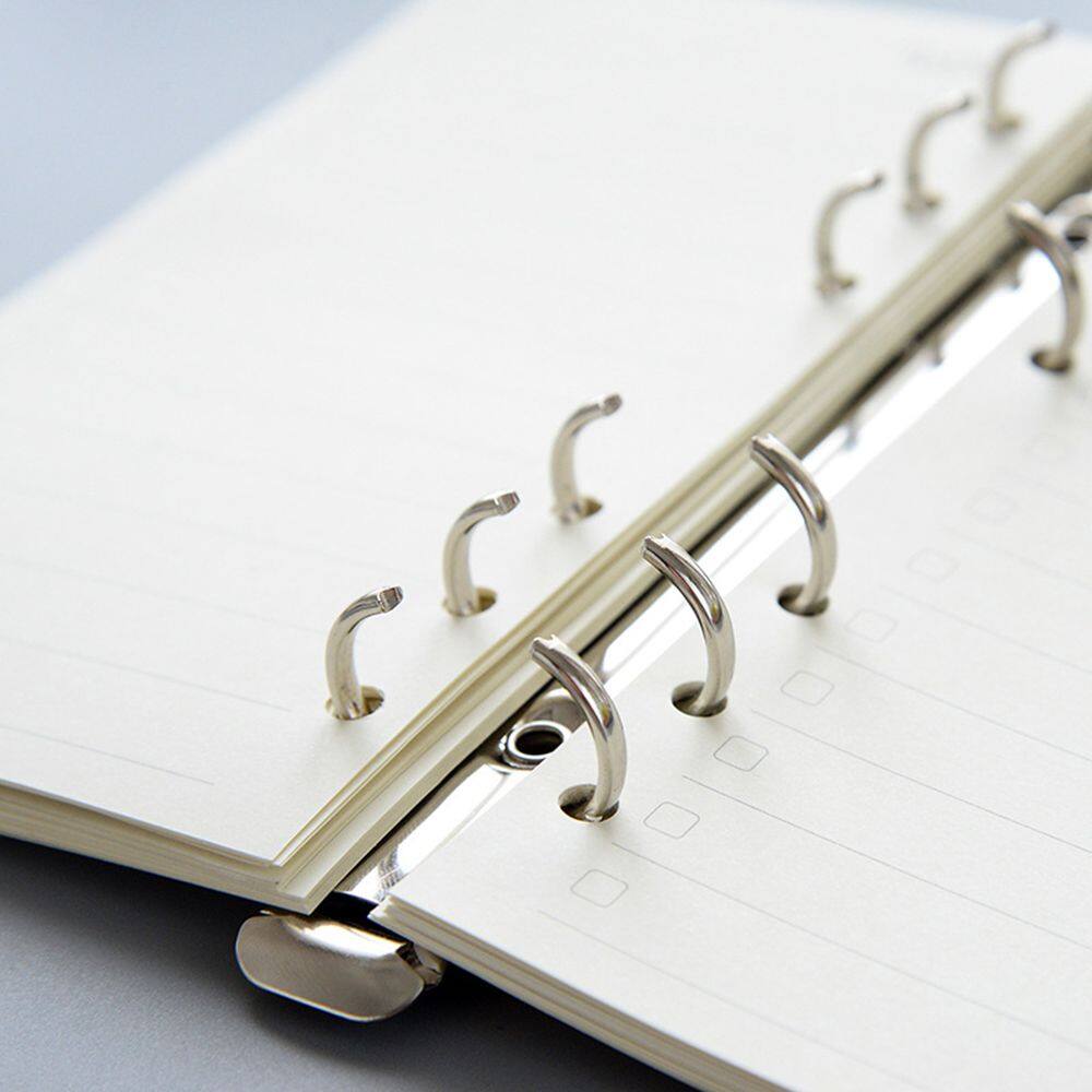 A5/A6/A7 New Metal Accessory DIY Notepad Ring Binder Loose-leaf File Folder Binder Clip Notebook Binding Hoops