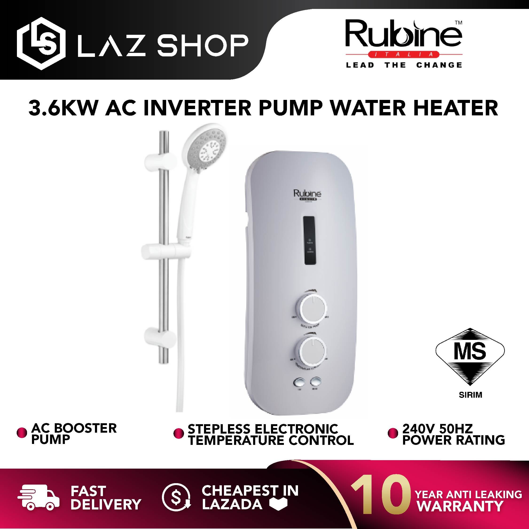 Rubine Kw Ac Inverter Pump Water Heater Rwh Sse A Bcb Rwh Sse A Wmw Lazada