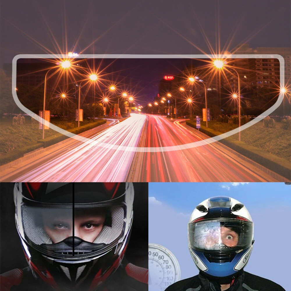 POLIANSHAN Universal High quality Helmet Lens Anti Rain Clear Waterproof Motorcycle Helmet Film Anti-Fog Patch Motorcycle Helmet Rainproof Film
