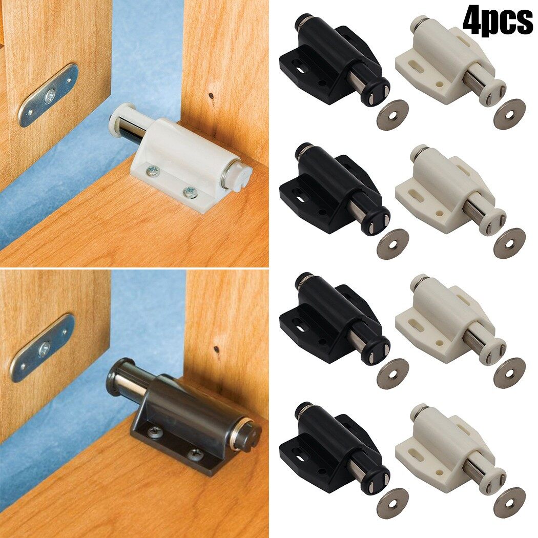 4Pcs Single Pressure Push To Open Touch Latch Doors