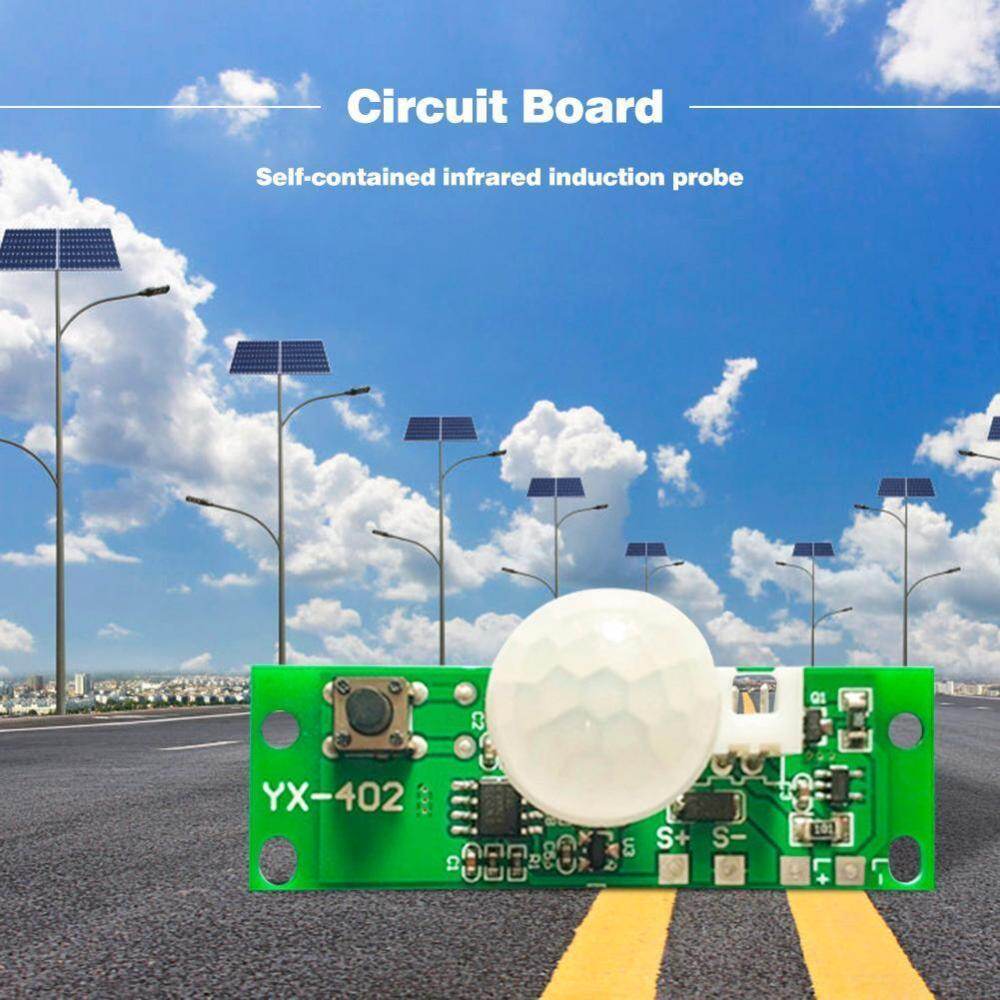 3.7V DIY Solar Lamp Circuit Board Control Sensor Module Infrared Controller