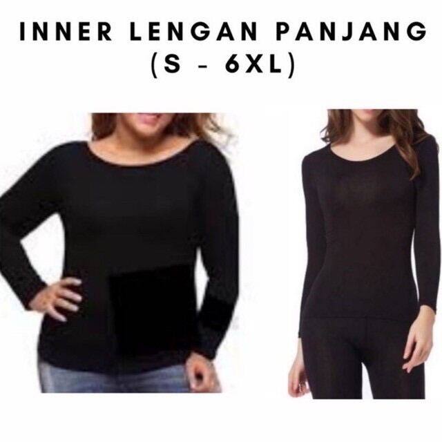 Inner Baju Lengan Panjang Saiz S 2xl Ready Stock Lazada Singapore