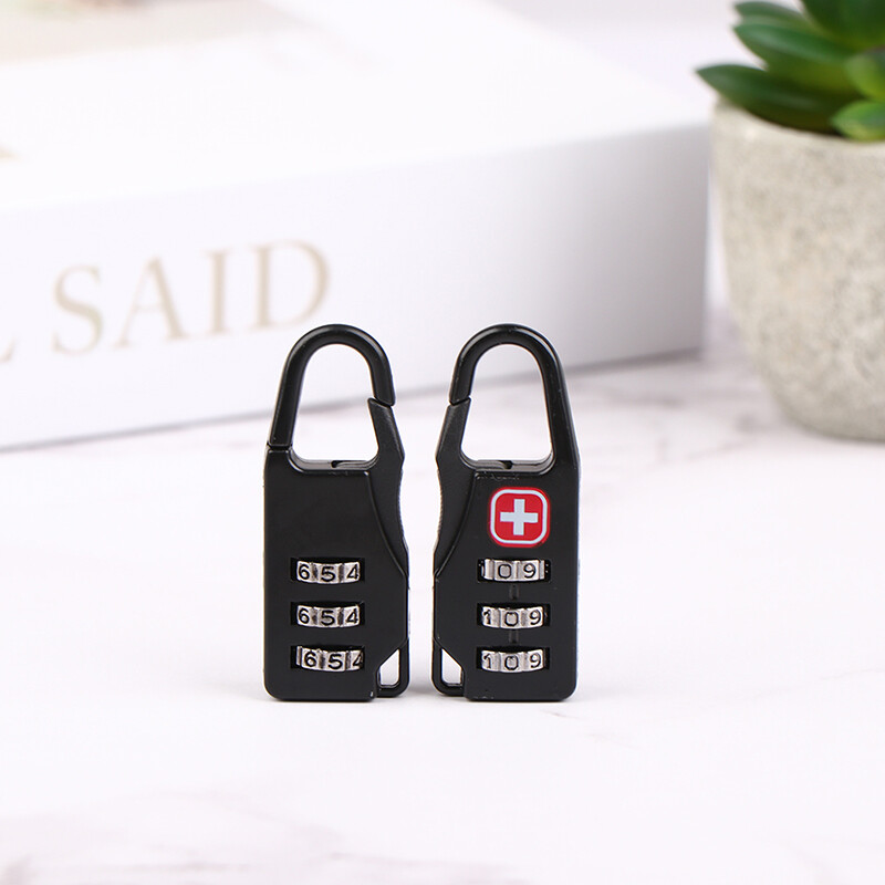 SHENGHAN Portable Alloy Mini Lock Padlock Outdoor Combination Code Number Lock