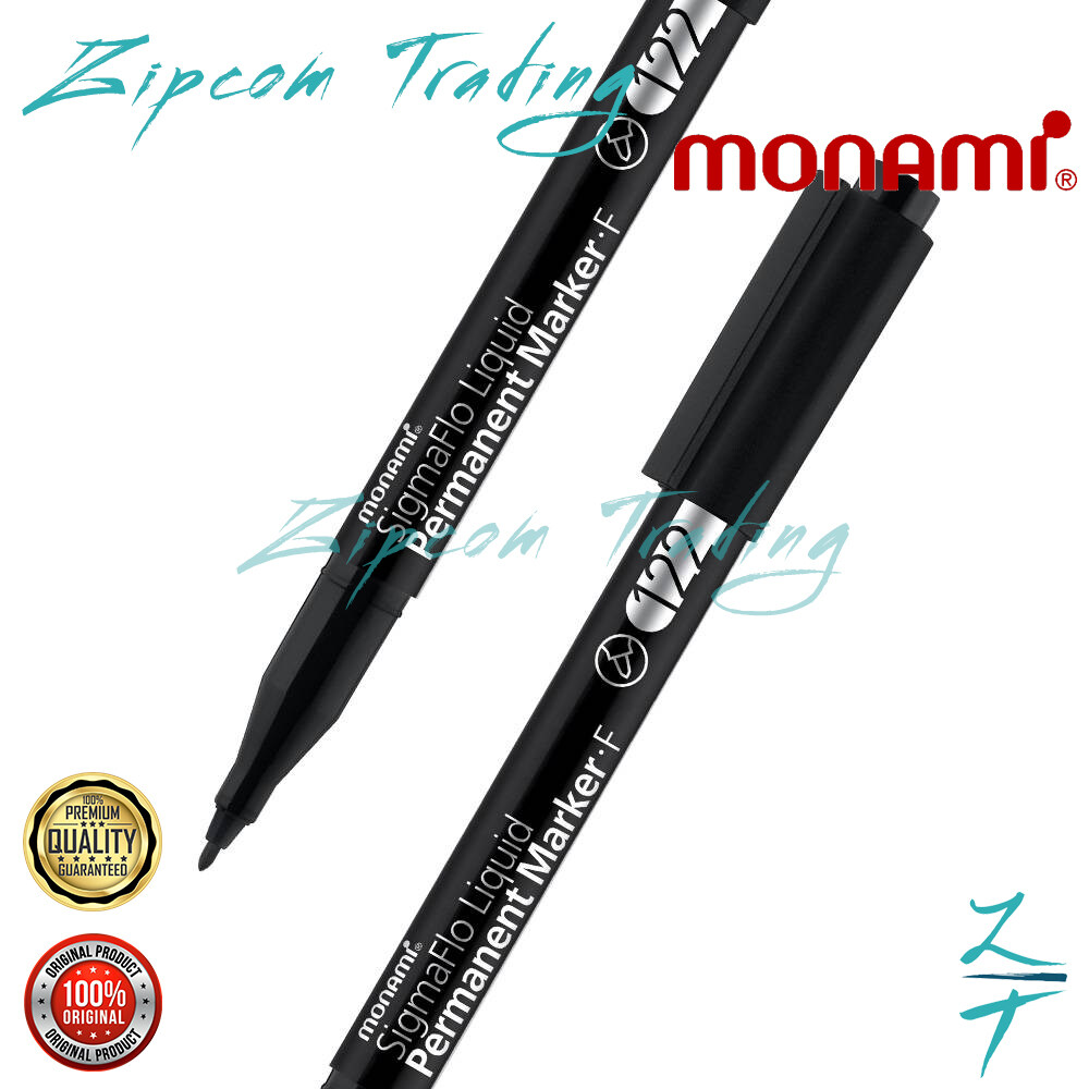 MONAMI SigmaFlo Permanent Marker 122 (Fine Nib) Lazada