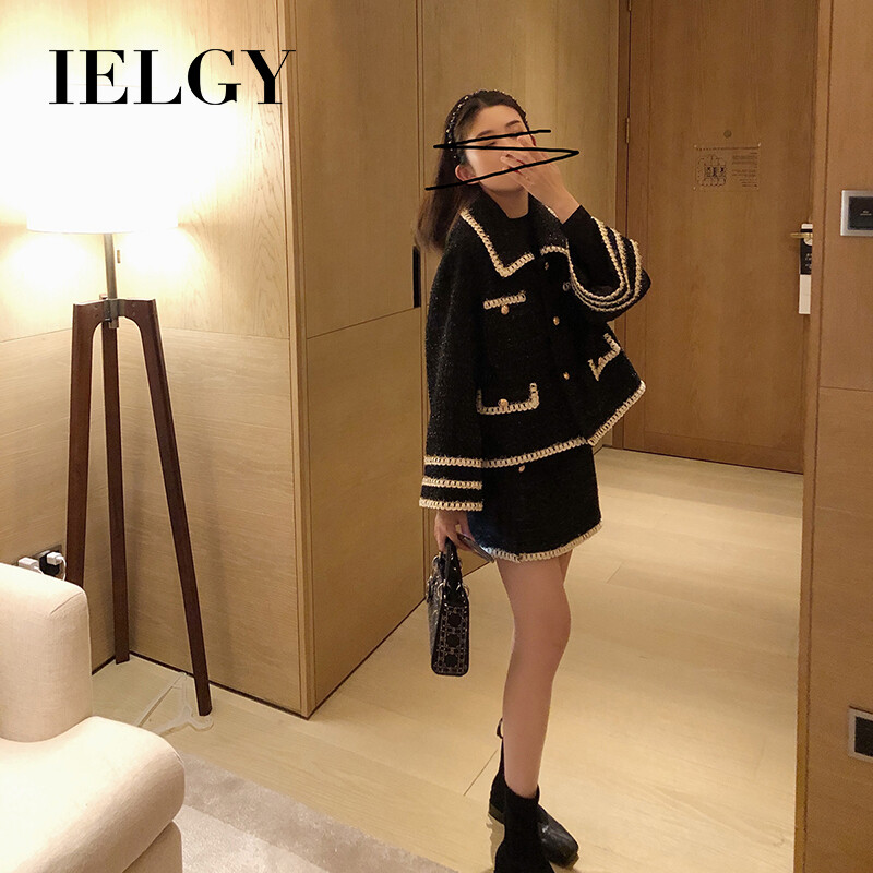 IELGY temperament light mature style suit female celebrity two-piece skirt