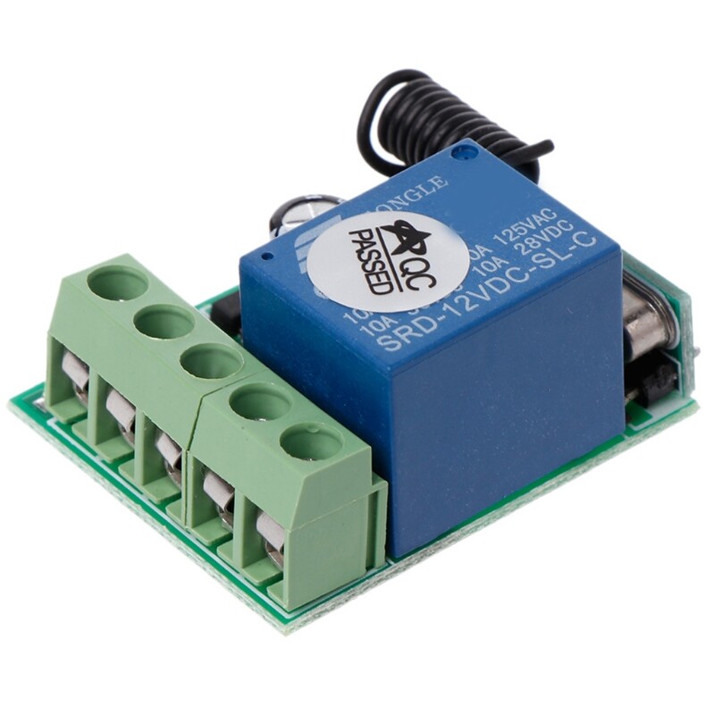 433 Mhz Wireless Remote Control Switch DC 12V 1CH relay 433Mhz Receiver Module For learning code Transmitter Remote