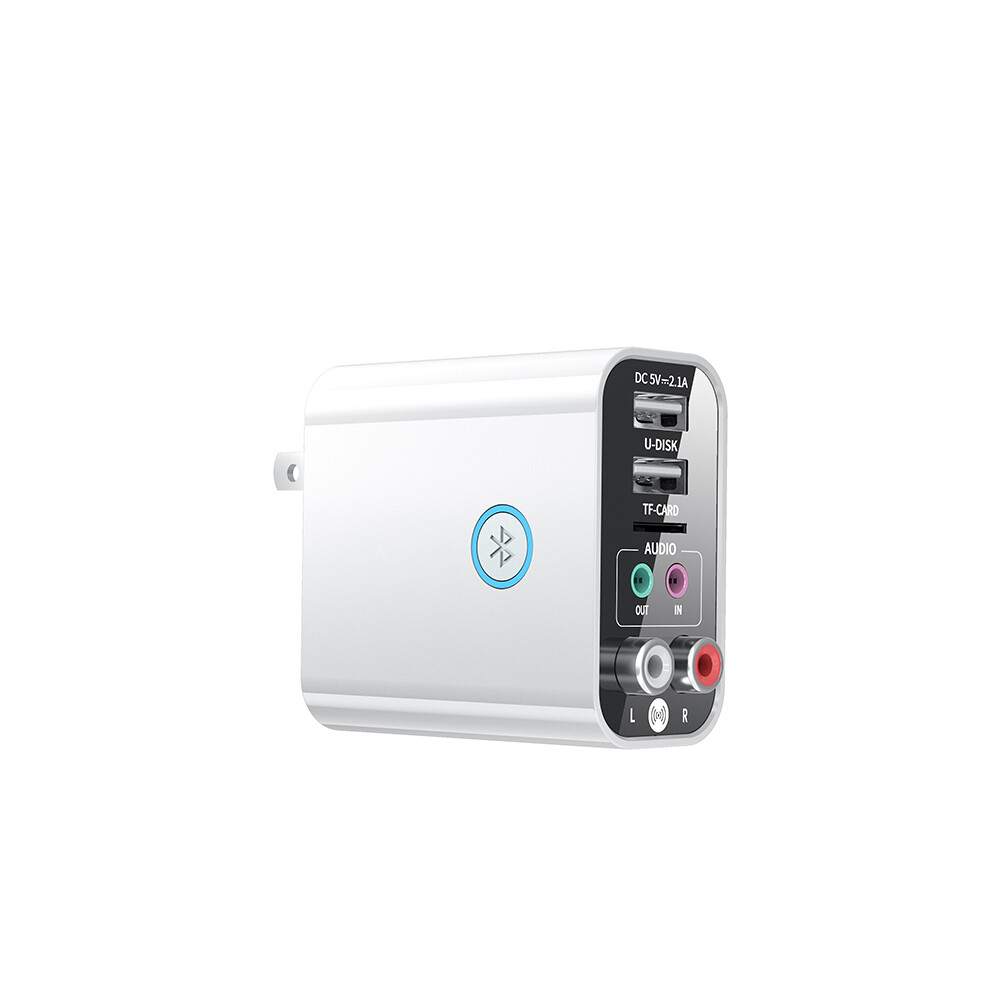 K16-remote Control Version 2-in-1 Bluetooth-compatible 5.0 Adapter 3.5mm Wireless Audio Receiver Transmitter App Control Usb Charger