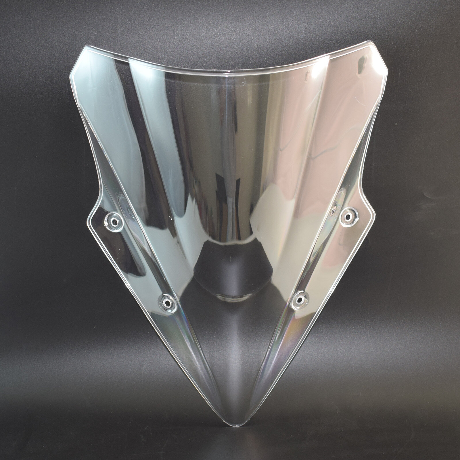 Motorcycle Parts Double Bubble Front Windscreen Windshield Visor Screen Fly Shield Wind Deflector Cover ABS Plastic For KAWASAKI Ninja 650 650R EX 650 F EX650 ER6F ER-6F 2017 2018 2019 P/N 39154-0352