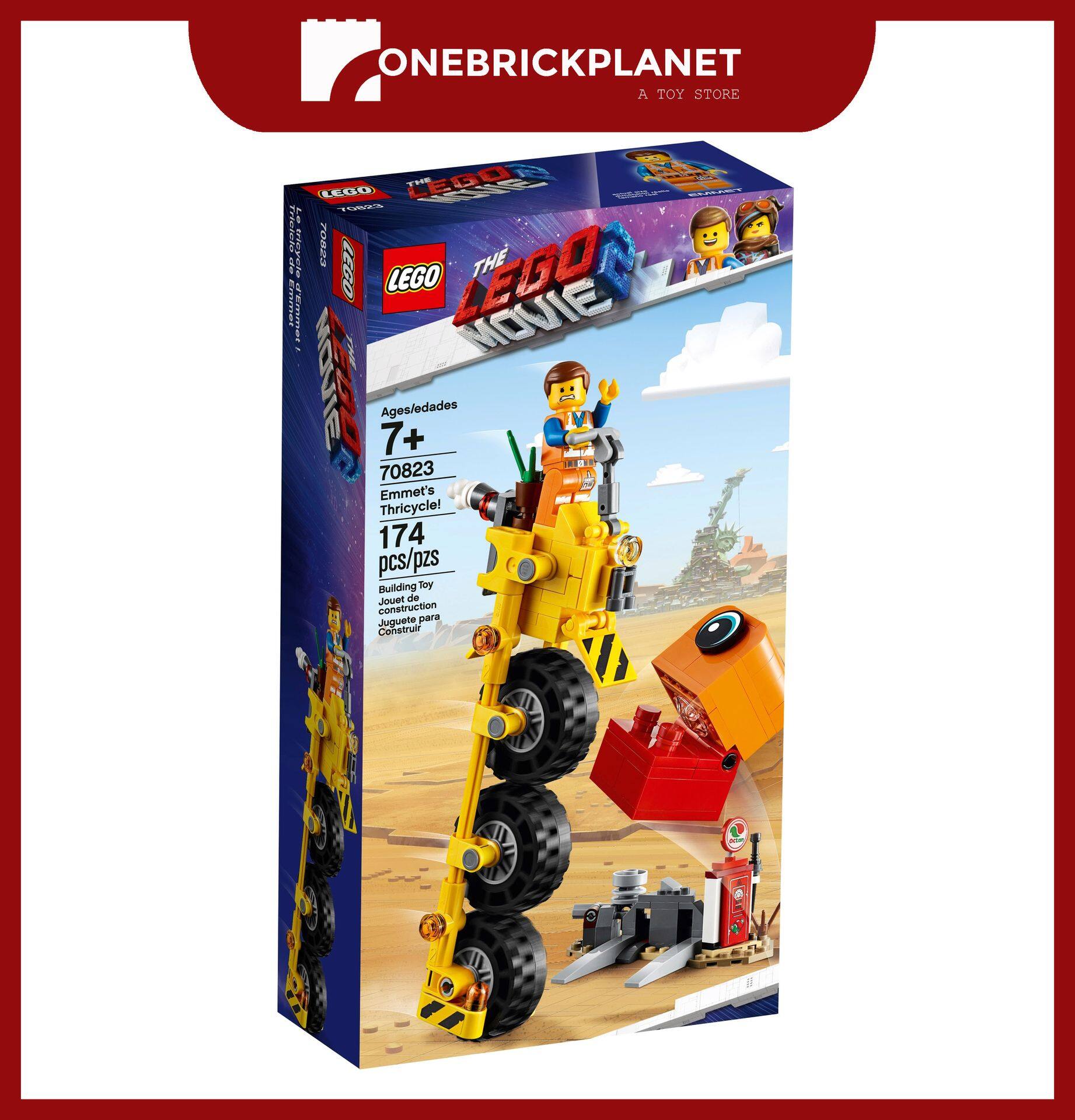 LEGO 70823 THE LEGO MOVIE Emmet's Thricycle! Unisex Lego Set