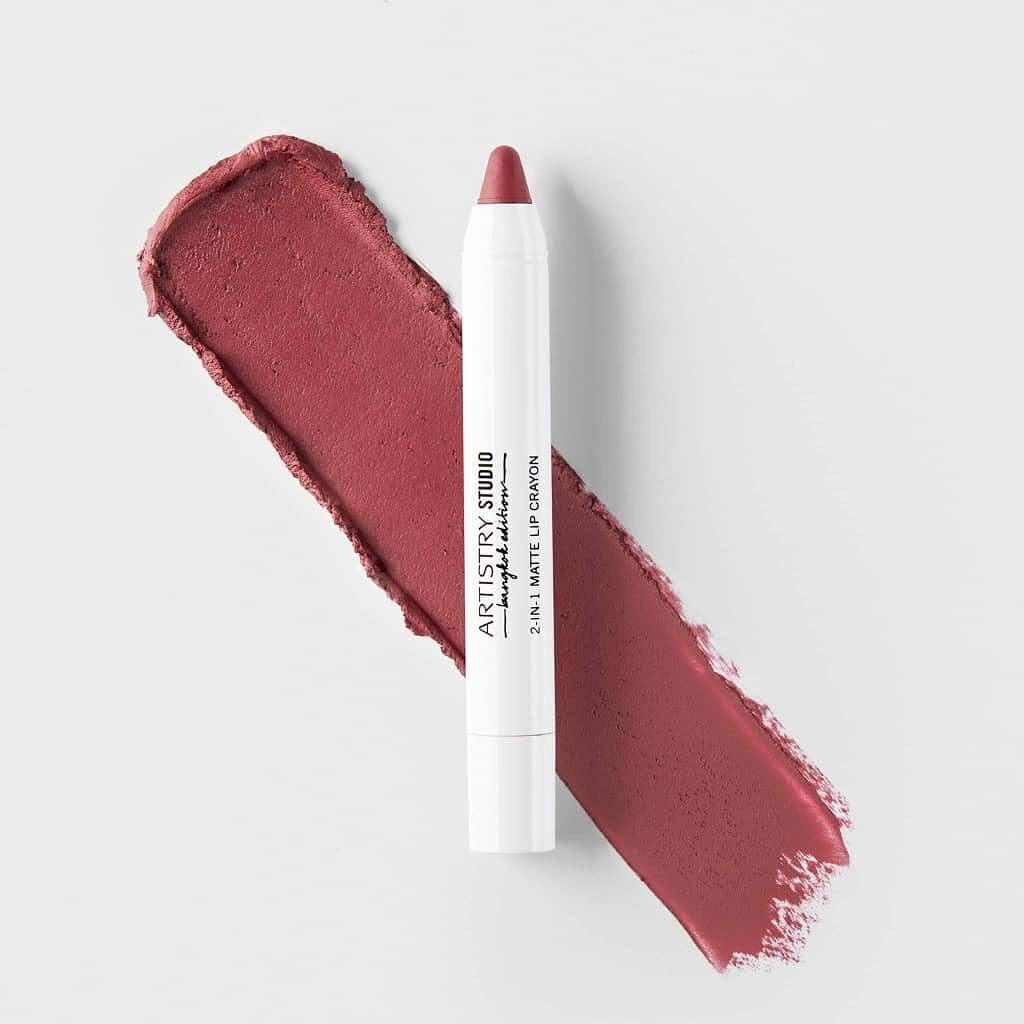 artistry studio 2 in 1 matte lip crayon