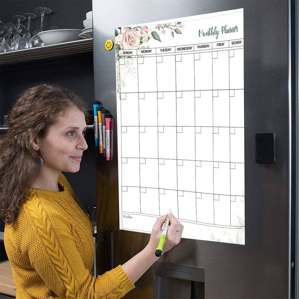 PIDISTR Monthly Whiteboard Work Plan To Do List Grocery List Fridge s Plan Notepad Week Planner Plan Memo