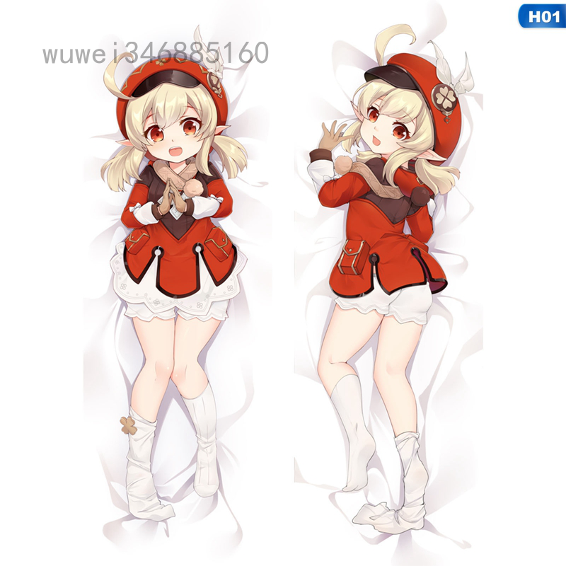 Klee Genshin Impact Anime Dakimakura Japanese Hug Body Pillow Case Gift 150x50cm Lazada Singapore