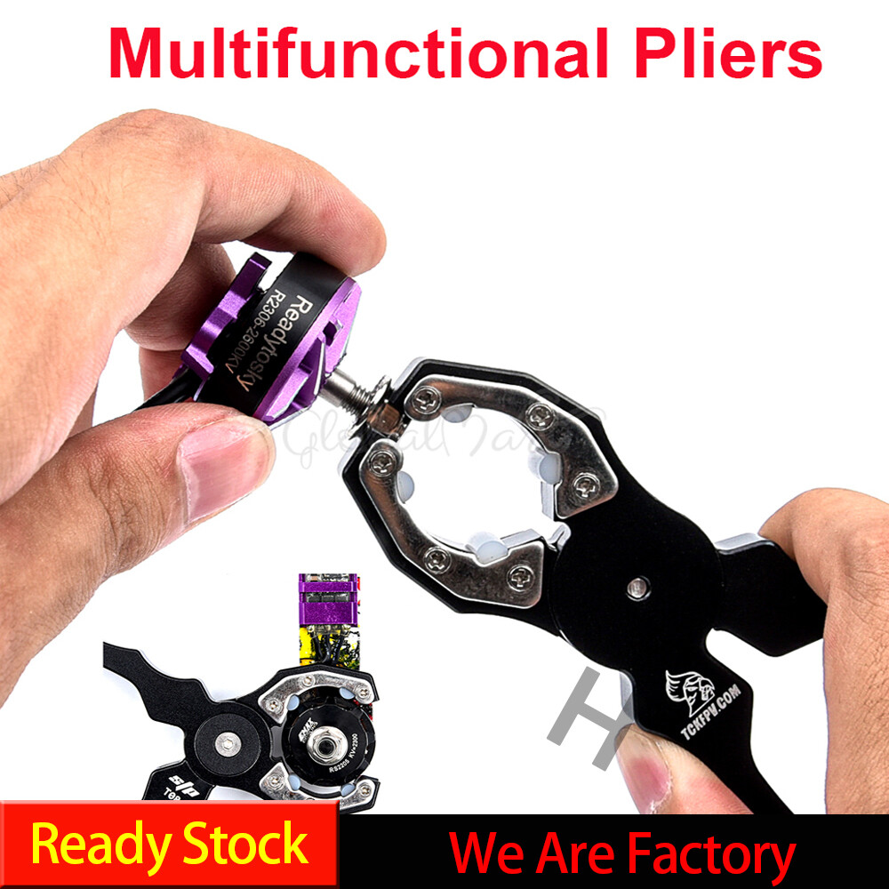 【Factory Price】 RC Bay Không Người Lái Động Cơ Kìm Kẹp Hợp Kim Nhôm Động Cơ Cố Định Công Cụ Loại Bỏ Động Cơ Cờ Lê Cánh Quạt Công Cụ Cho RC Mô Hình RC Multicopter Động Cơ