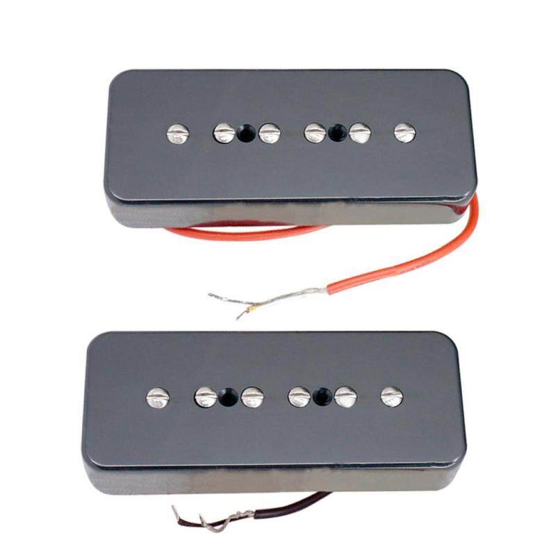 Baoblade Black P90 Neck&Bridge Single Coil Guitar Pickup Set for Les Paul Replacement Malaysia