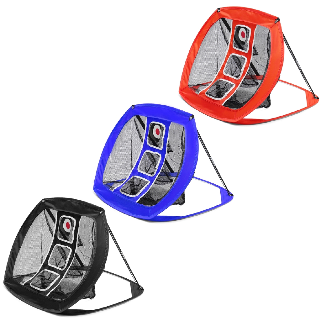 Nylon Golf Practice Net Golf Outdoor Indoor Chipping Pitching Cages Portable Golf Practice Training Aids Easy Net Equipment 32×27.5×22inch