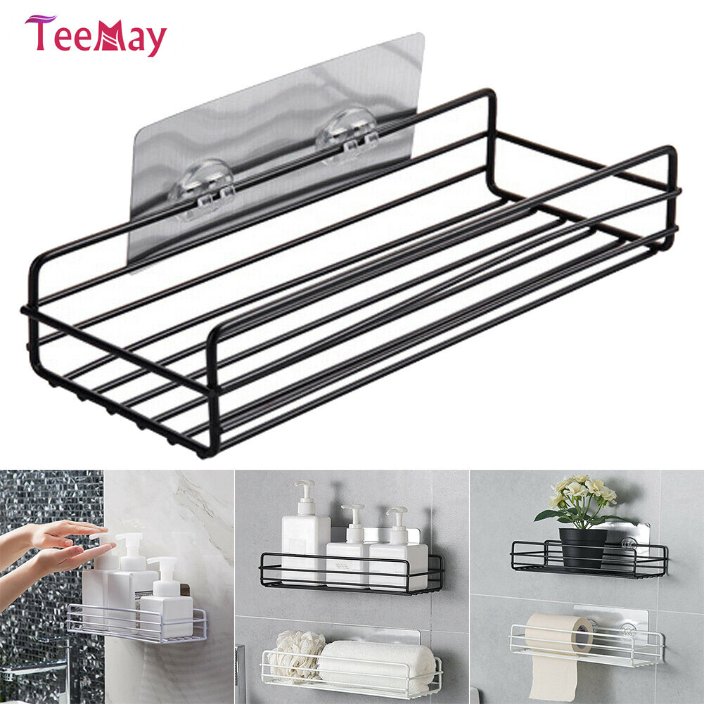 Bathroom Pole Shelf Shower Storage Caddy Rack Organiser Tray Holder Accessory HG 