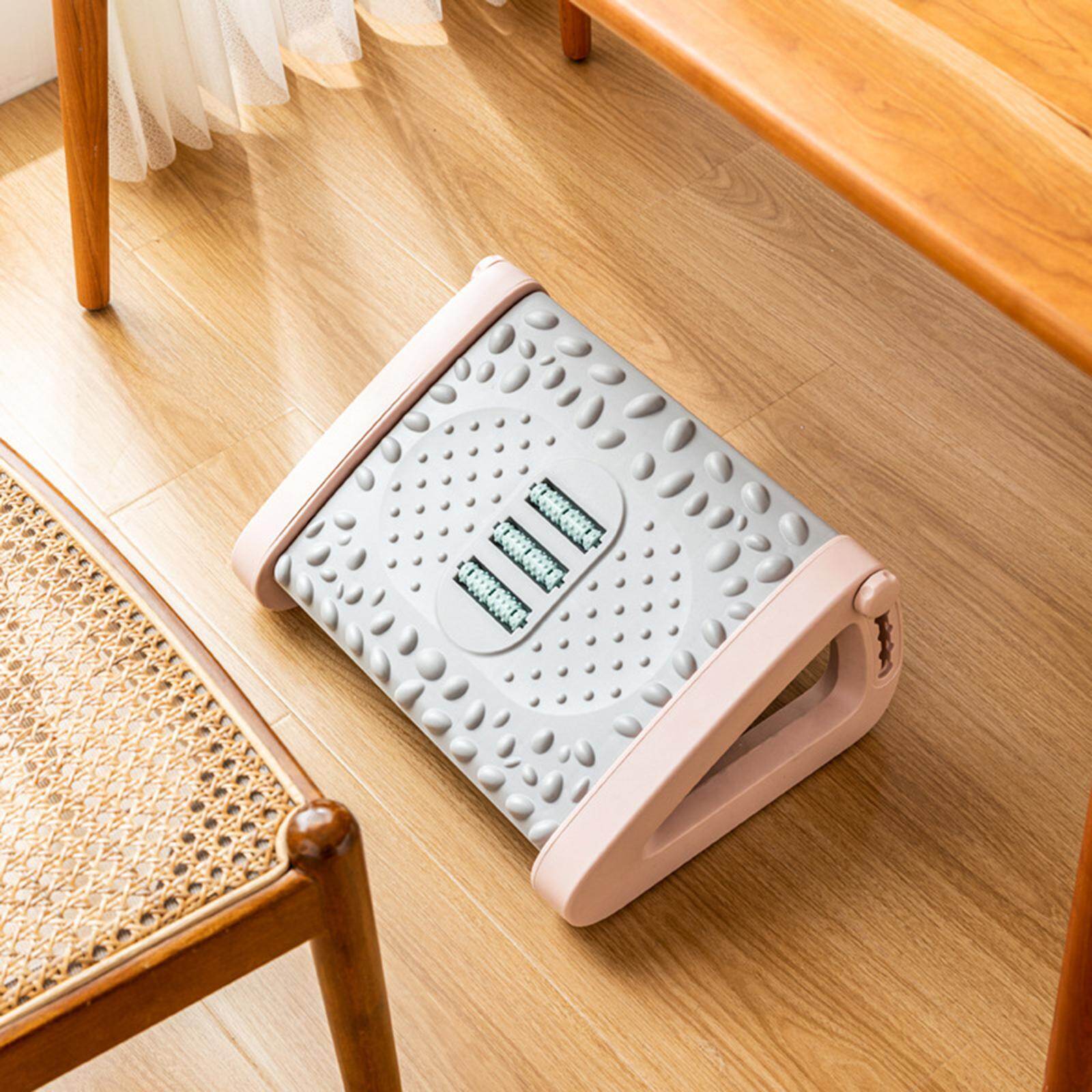 Blesiya Adjustable Foot Rest-- Improved Posture Solemassage Thicken Plastic for Work