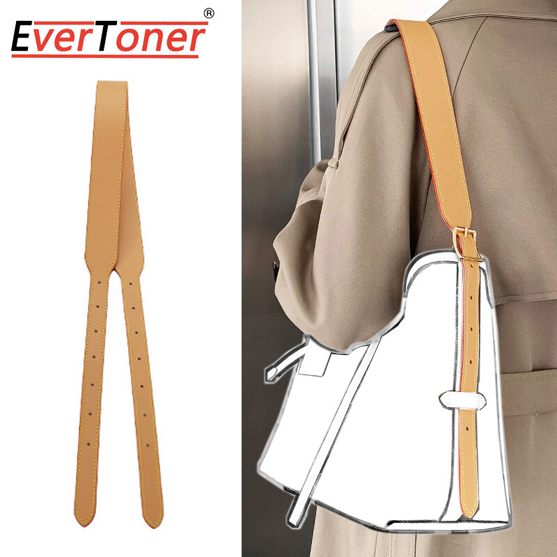 Evertoner Dây đeo túi da bò có thể điều chỉnh cho lv-carryall Túi dây đeo vai có thể điều chỉnh thay thế nách thắt lưng túi Túi Đeo Vai Dây đeo túi S