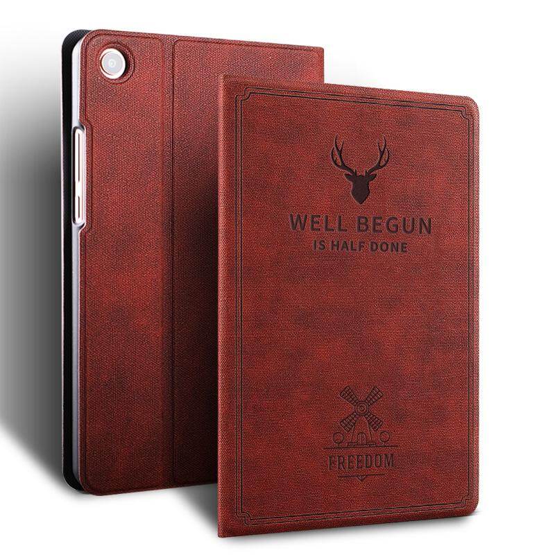 For Xiaomi Mi Pad4 Plus / MiPad4 Plus 10" Tablet Stand PU Leather Magnet Smart Cover Auto Sleep/Wake Shell Shockproof Flip Cover