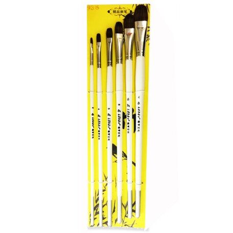 Cọ bộ oval matisse 938 cán trắng