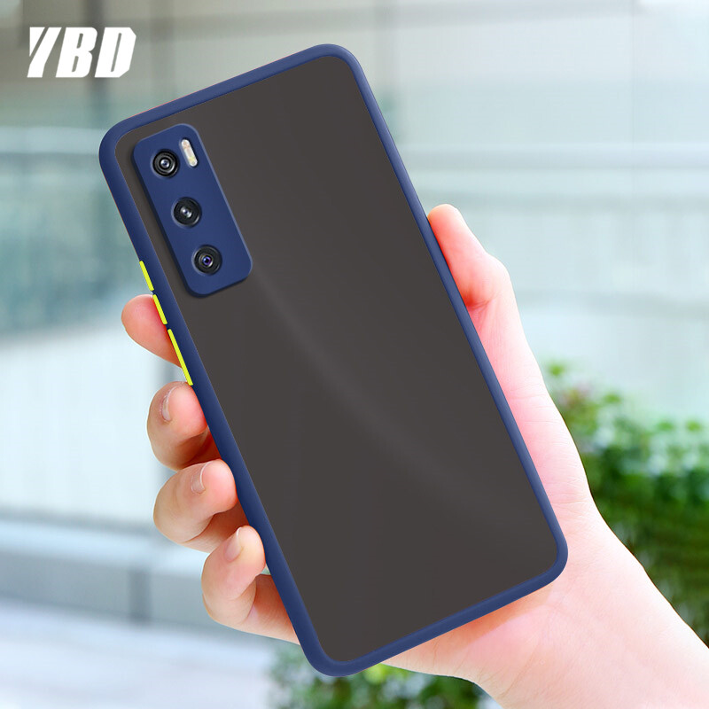 YBD Precision camera protection case For Vivo V20 SE V20SE Casing multiple colour Matte Hard PC Back Cover Shockproof Phone Case