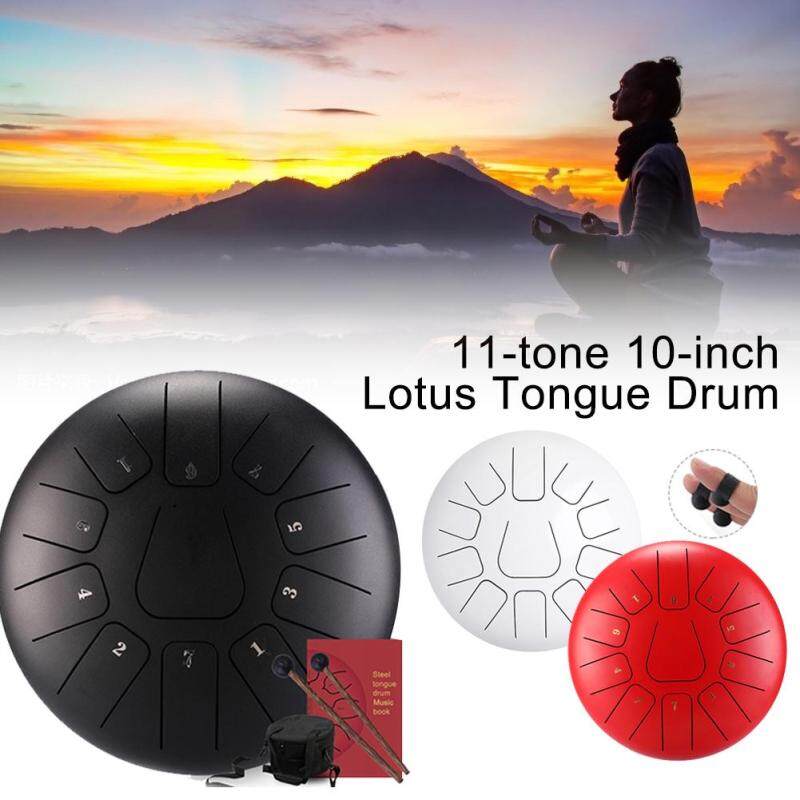 Trống Thép Tongue Drum 10 Inch 11 Ghi Chú, Trống Kèm Túi Và Một Cặp Dùi Trống, Âm Thanh Đẹp Và Yên Bình Phù Hợp Thiền Định, Yoga