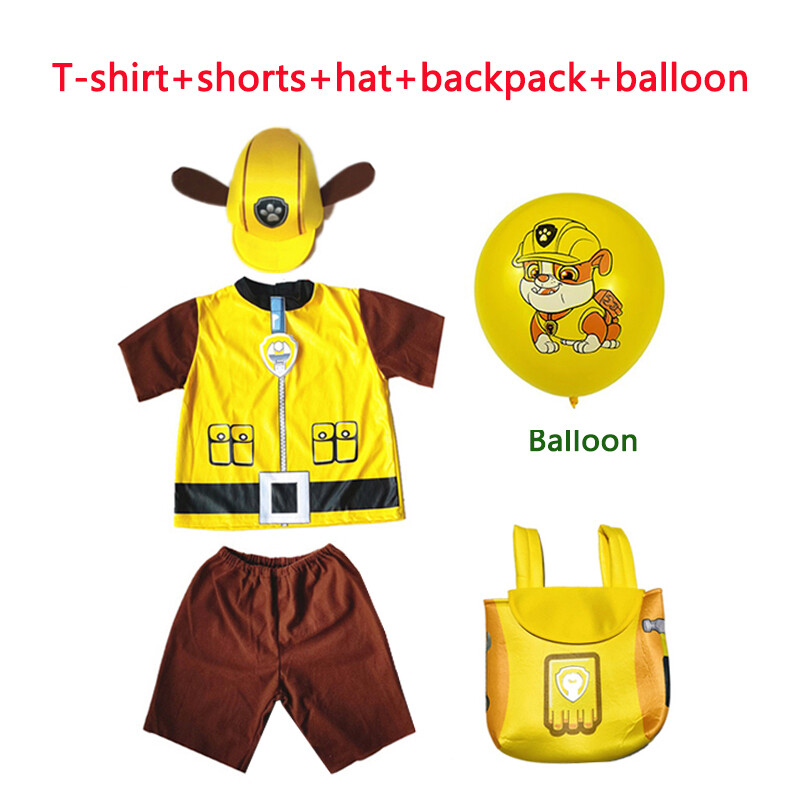 Paw Patrol Costume Cosplay Marshall Chase Skye Rocky Rubble Zuma