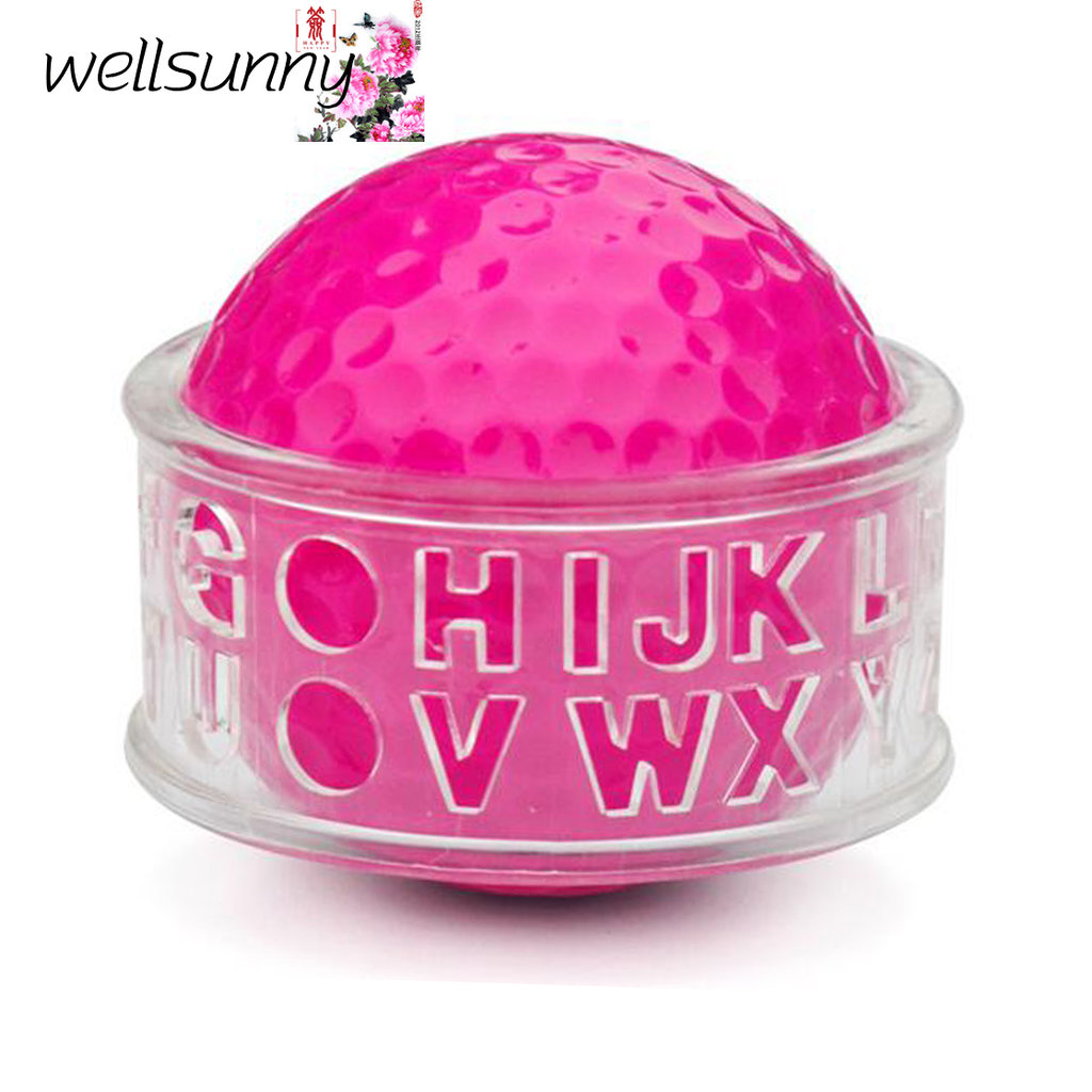 Wellsunny Transparent Letter Golf Ball Line Marker Template Drawing Alignment Tool Equipment