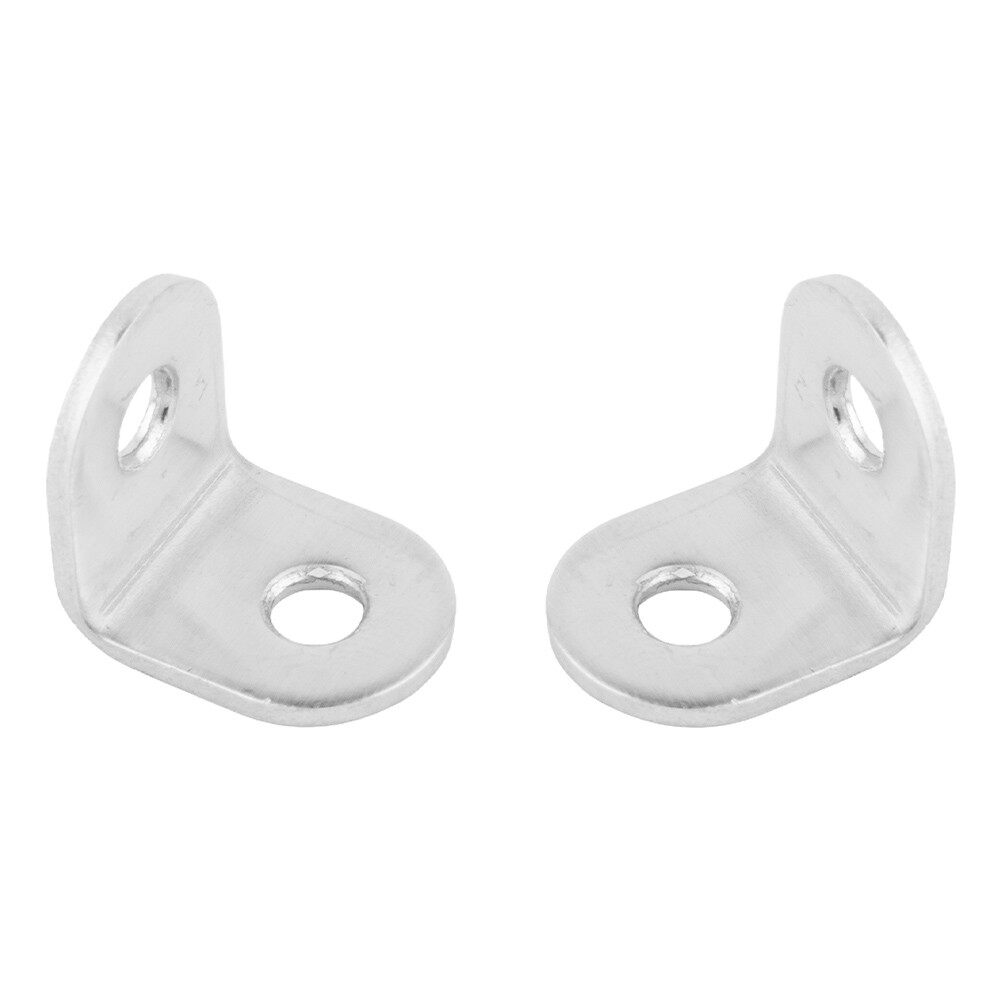 10Pcs L Shape Corner Brackets Solid Stainless Steel Angle Corner Brackets Right Angle Corner Stand