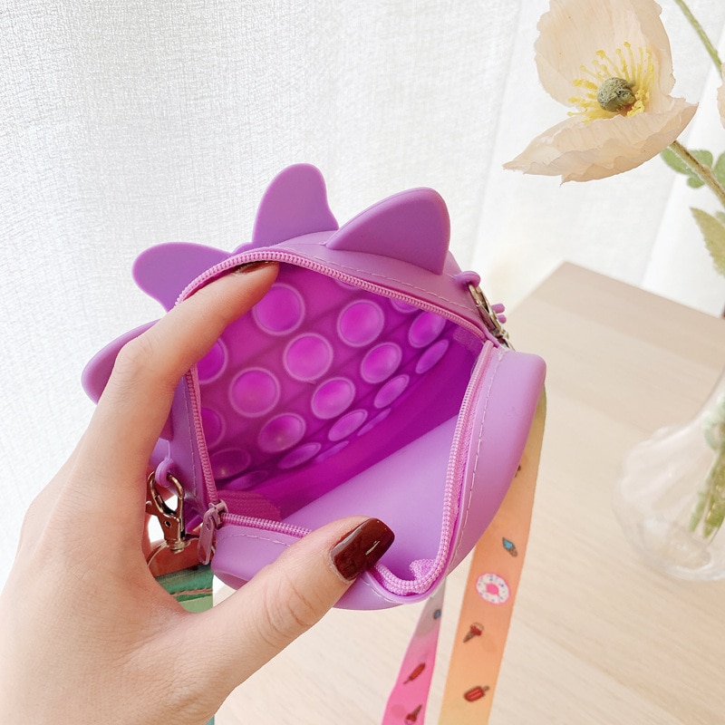 2IN1 Popper Sensory Pop It Silicone Push Bubble Stationery Storage 2IN1 Popper Sensory Pop It Silicone Push Bubble Stationery Storage