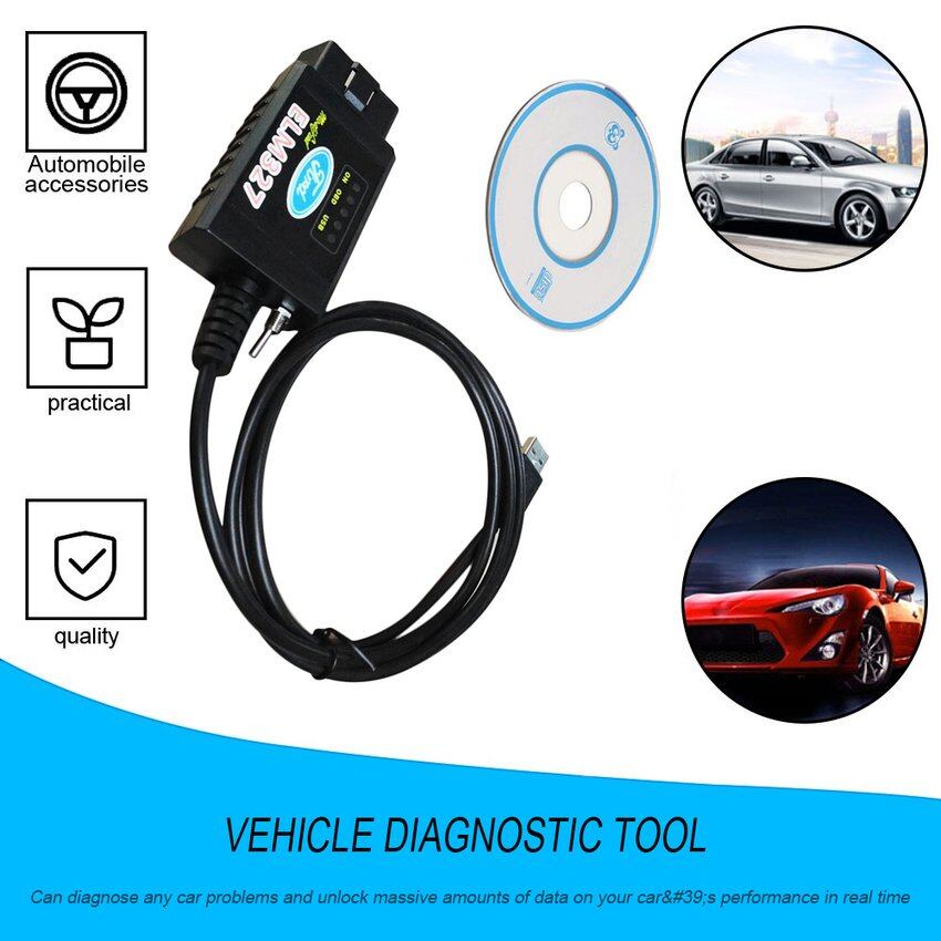 FAITH Máy Quét ELM327 Được Sửa Đổi USB Cho Ford Giao Diện Tương Thích Với MS-CAN Công Tắc HS-CAN Cho Mazda Forscan OBD2 Công Cụ Chẩn Đoán