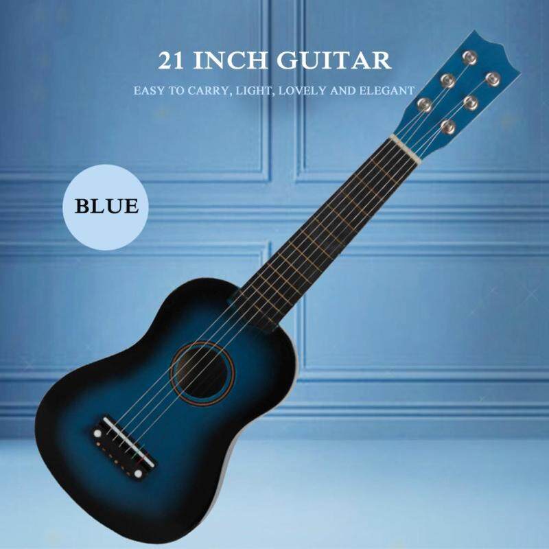 Đàn Ukulele Mini 21 Inch 6 Dây Guitar Mini Nhạc Cụ Cho Trẻ Em Người Mới Bắt Đầu Đồ Chơi