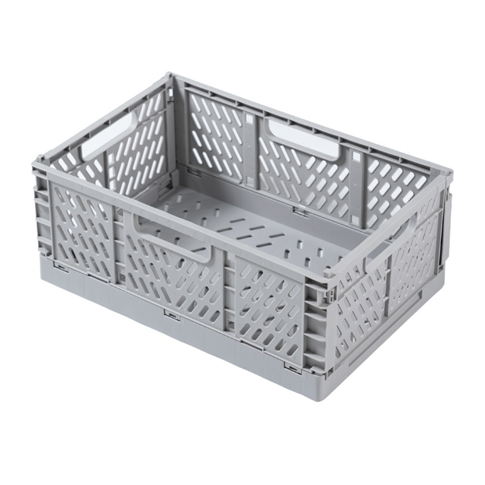 Terylin [Hàng Có Sẵn] Giỏ Đựng Đồ Thùng Nhựa Gấp Gọn Chịu Lực Lớn Hộp Đựng Đồ Cho Nhà Bếp