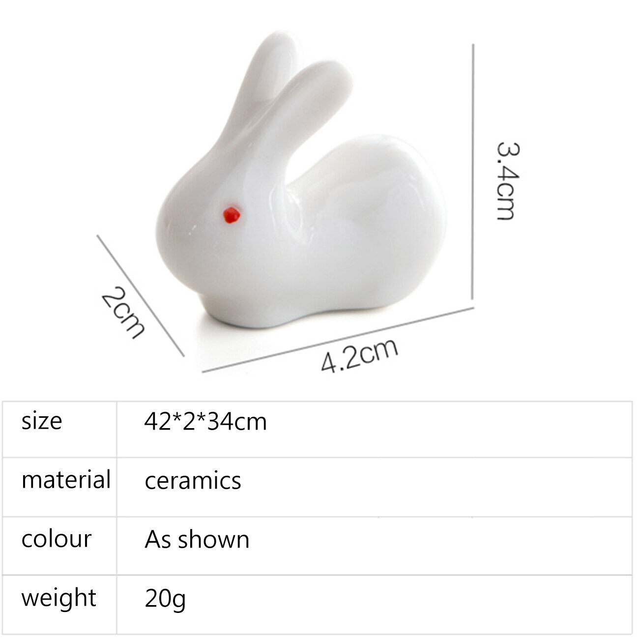 CNMF Rabbit Chopstick Holder Creative Ceramic Tableware Rack Kitchen Accessories