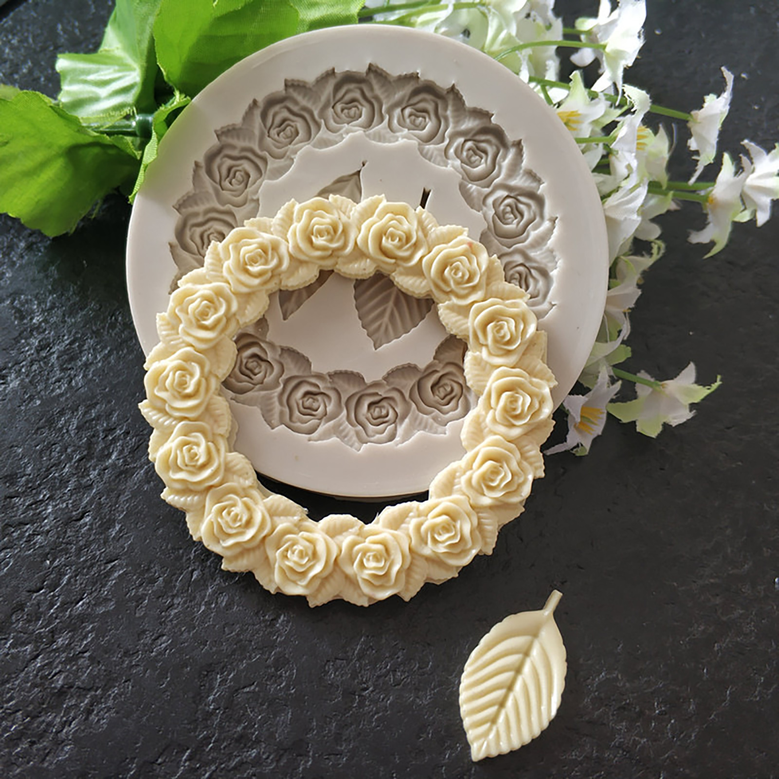 Cookie Mold Multi-purpose Food Grade Safe Delicate Silicone Cake Cookie Baking Mold Baking Tool Baking Mold Kitchen