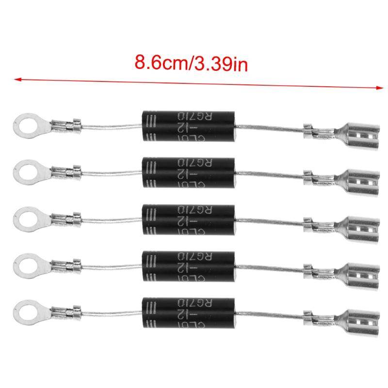 5 Phụ Kiện Lò Vi Sóng Bộ Chỉnh Lưu Diode Điện Áp Cao Một Chiều Mới