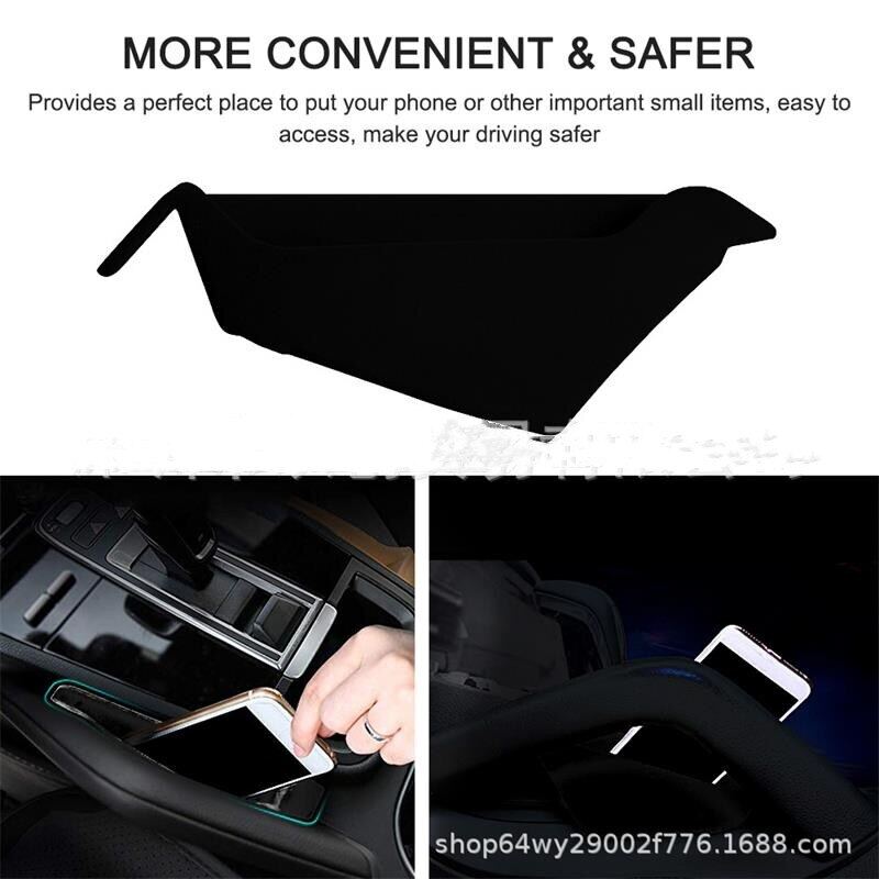 1Pair Car Armrest Holder Organizer Container Pocket Interior Center