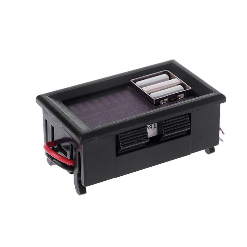 Blue LED Digital Display Voltmeter Mini Voltage Meter Volt Tester Panel For DC 12V Motorcycles Vehicles USB 5V2A output