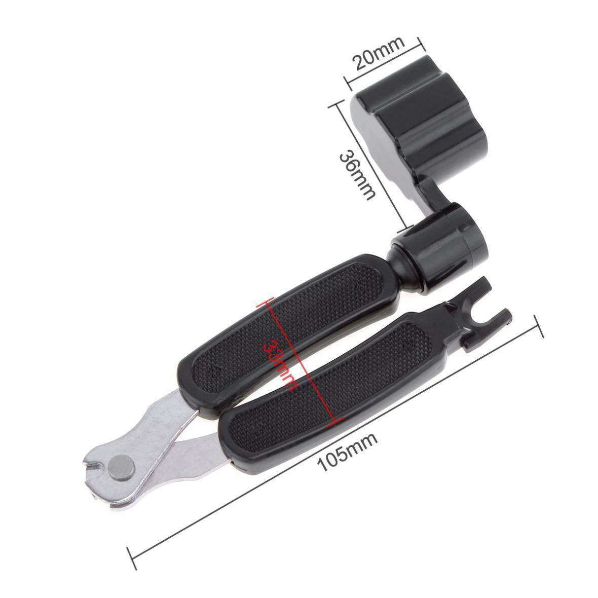 SLADE bộ 06 dây đàn ghi-ta acoustic và kiềm cắt dây đàn đa chức năng 3 trong 1 quay khóa đàn, mở chốt giữ dây và cắt dây - INTL