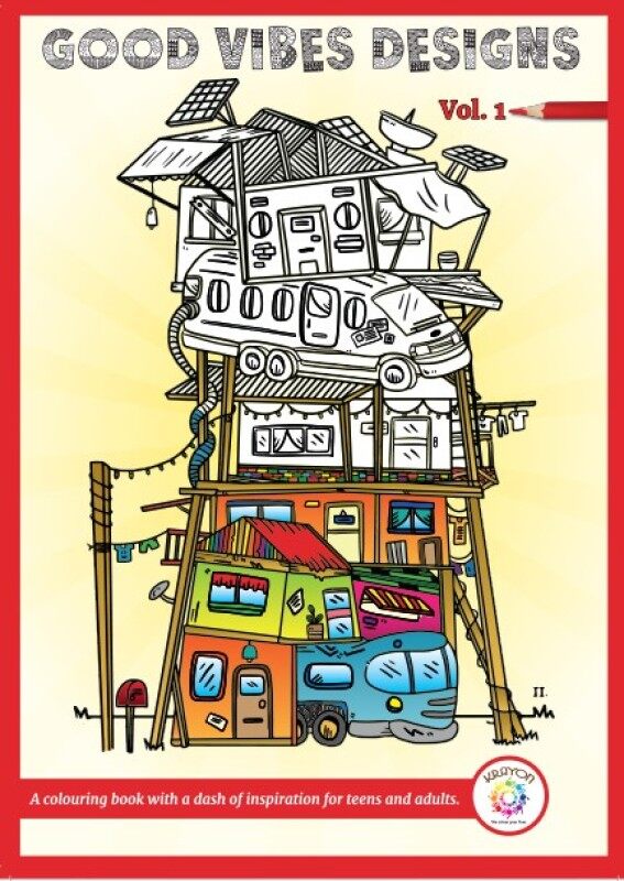 Good Vibes Designs Vol 1 Coloring Colouring Book Malaysia