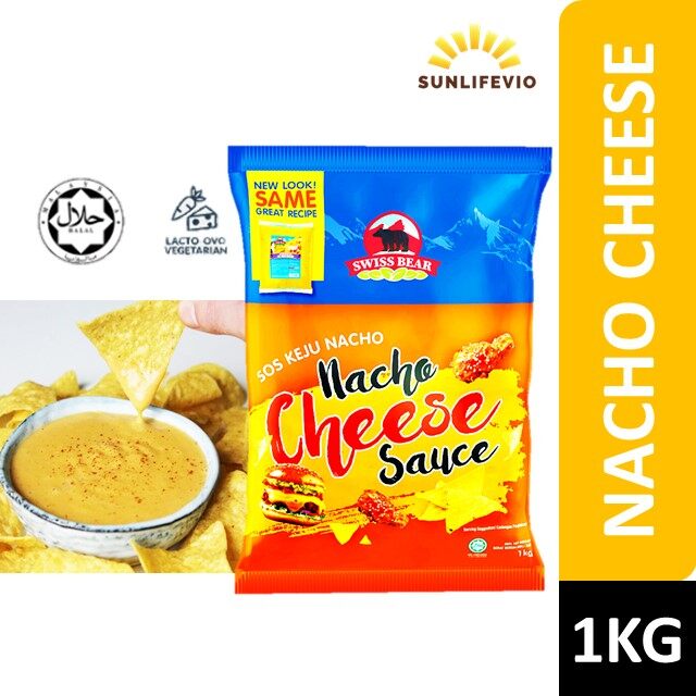 Swiss Bear Nacho Cheese Sauce 1KG I Sos Keju Nacho I 芝士酱 Lazada