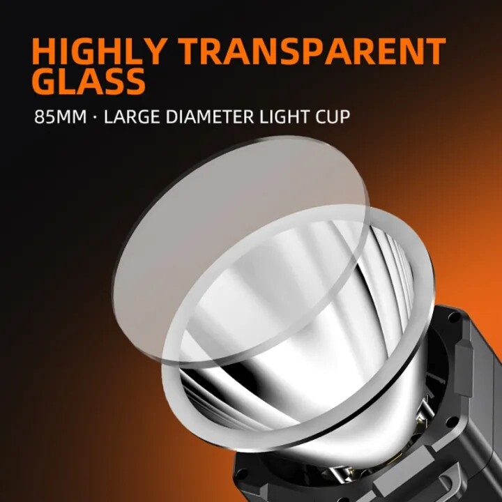 SUPERFIRE M17 LED Flashlight Rechargeable Multifunctional Searchlight Outdoors M17-A Super Bright Torch Waterproof