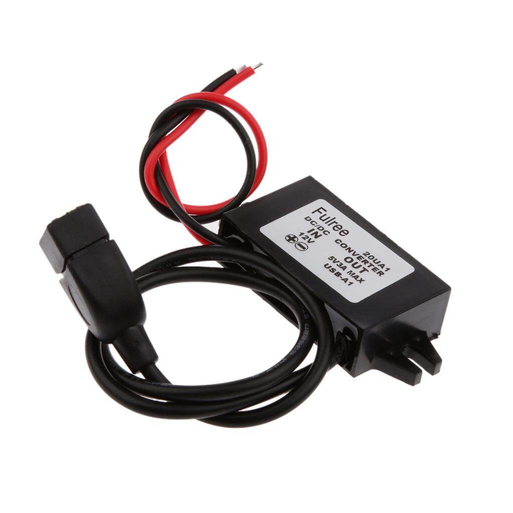 Loviver DC / DC 12V To 5V Converter Module USB Output Power Adapter Regulator 3A 15W