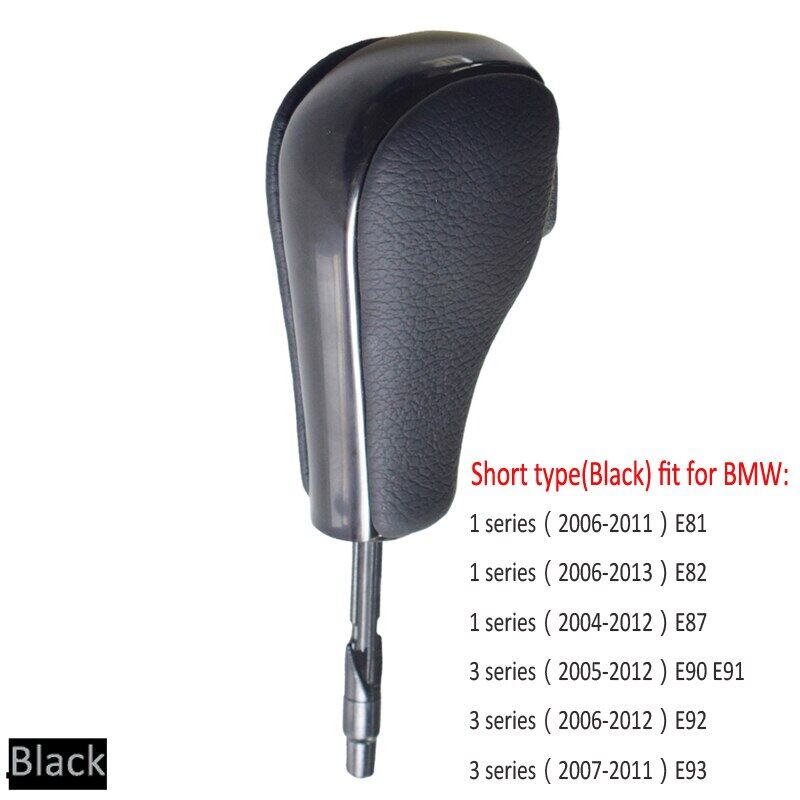 Automatic AT Short Long Gear Stick Car Shift Gear Knob For BMW E81 E82 E87 E90 E91 E92 E93 E36 E38 E39 E46 Z4 Z3 E53 E60 X5 X3