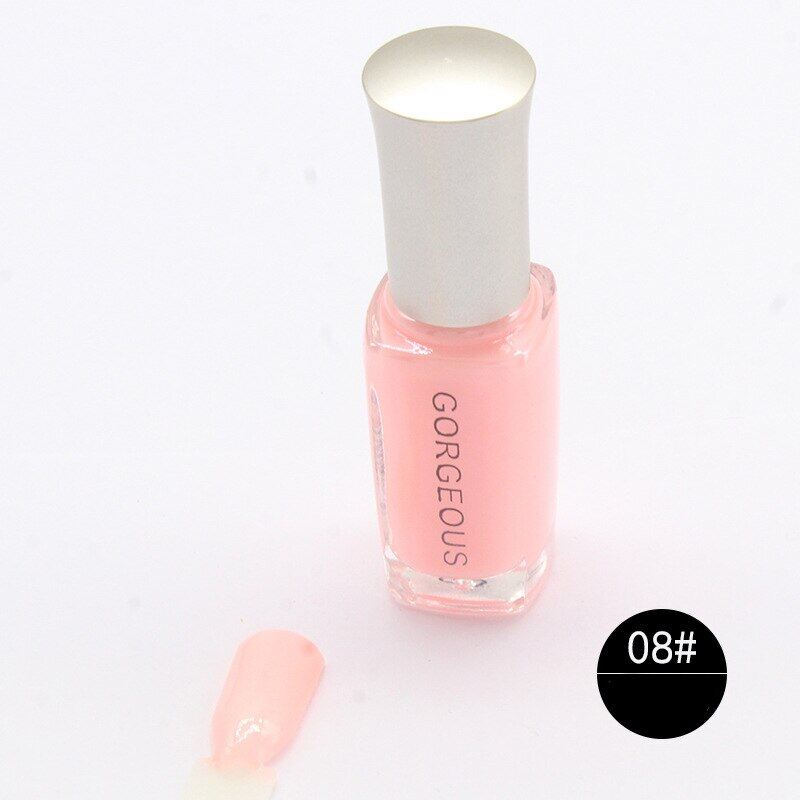 10ML Nail Polish Candy Color Translucent Jelly Nail Polish Non-toxic Long Lasting Non-peelable Women Nail Gel Polish 12 Colors
