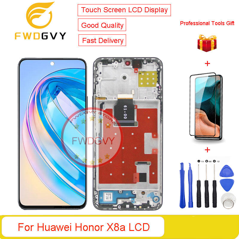 Fwdgvy 6.7“ original front screen display for huawei honor x8a lcd