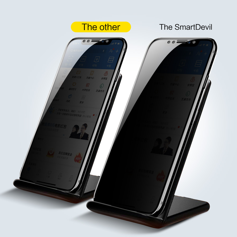 Smartdevil IPhone11 Tempered Miếng Dán Film Thủy Tinh IPhone11Promax Chống Nhìn Trộm Phim Che Phủ Toàn Màn Hình Bảo Vệ Chống Nhìn Trộm 11pro Màng Bảo Vệ Bảo Mật Anti-Lén Sight Tấm Dán Màn Hình Điện Thoại Di Động Chống Trộm Anti-Nhìn Trộm Phim