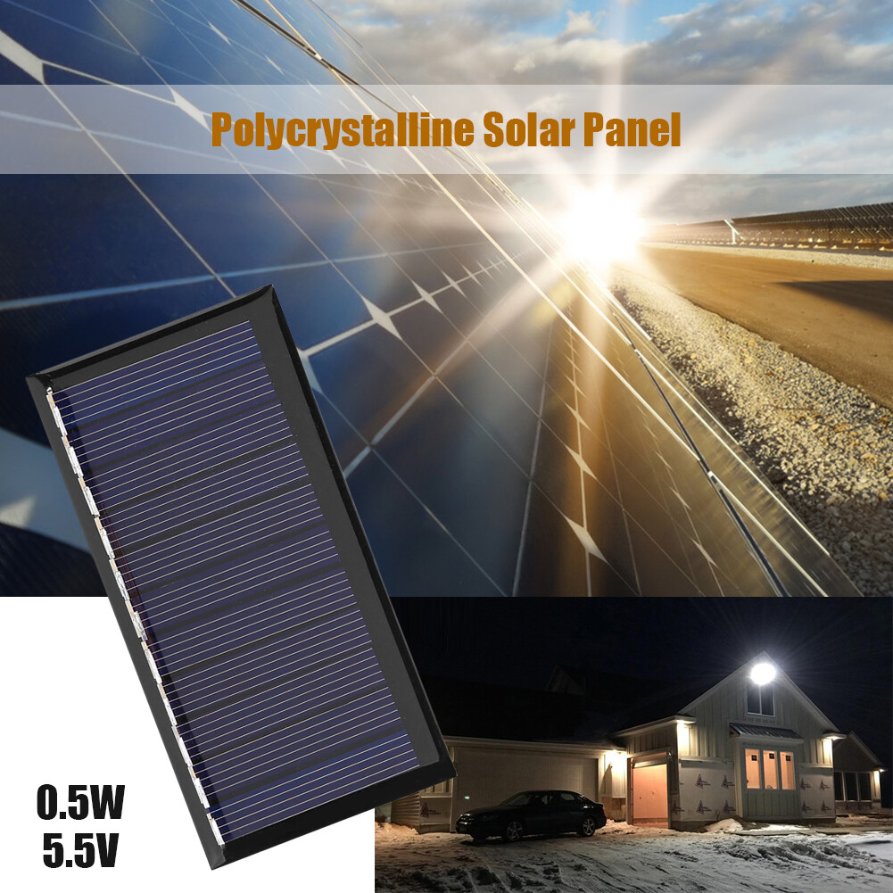 5.5V 90mA Solar Panel DIY Mini Solar Charger Cell System Polysilicon Board
