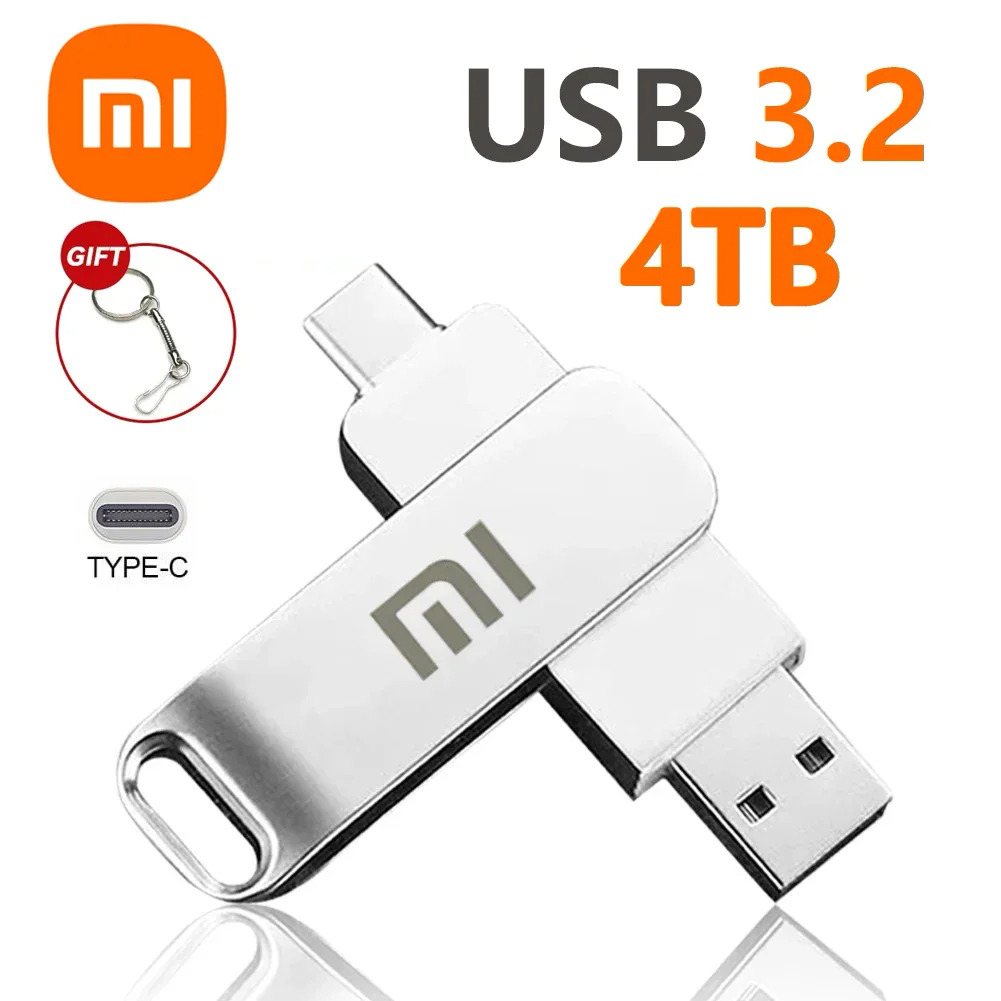 Xiaomi 16tb u disk flash drives high speed transfer usb 3.2 type-c interface 8tb 4tb 2tb 1tb usb stick phone portable usb memory